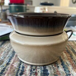 Two-Tone Ceramic Warmer